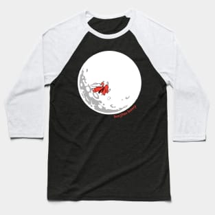 Bunjitsu Bunny Jumps to the Moon! Baseball T-Shirt